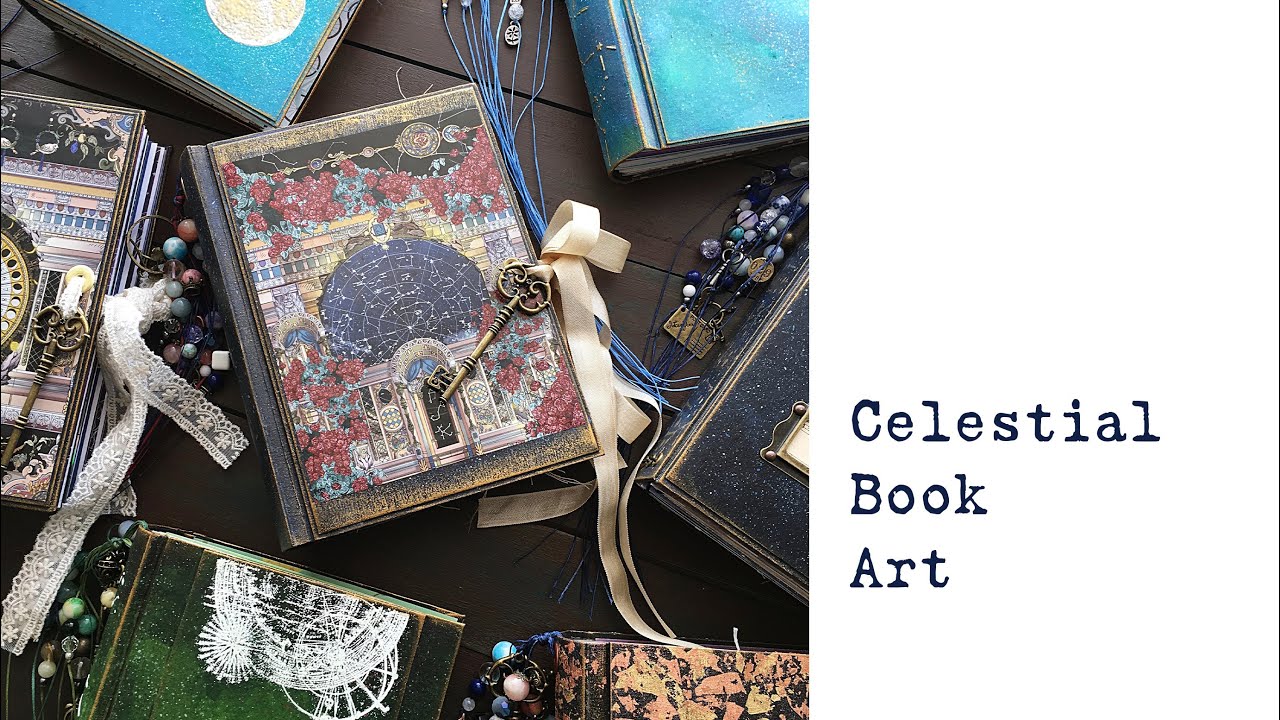 NEW Celestial Junk Journal Collection | Handmade Book Art | Etsy Shop Update | Astronomy | Galaxy