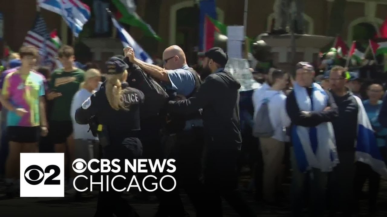 Protesters face off at DePaul University over war in Gaza