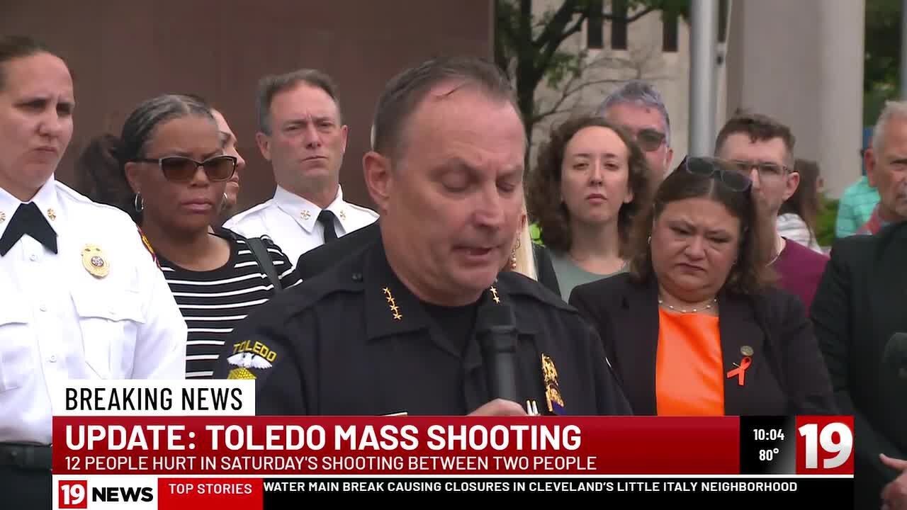 Toledo officials address shooting at festival that left 12 injured