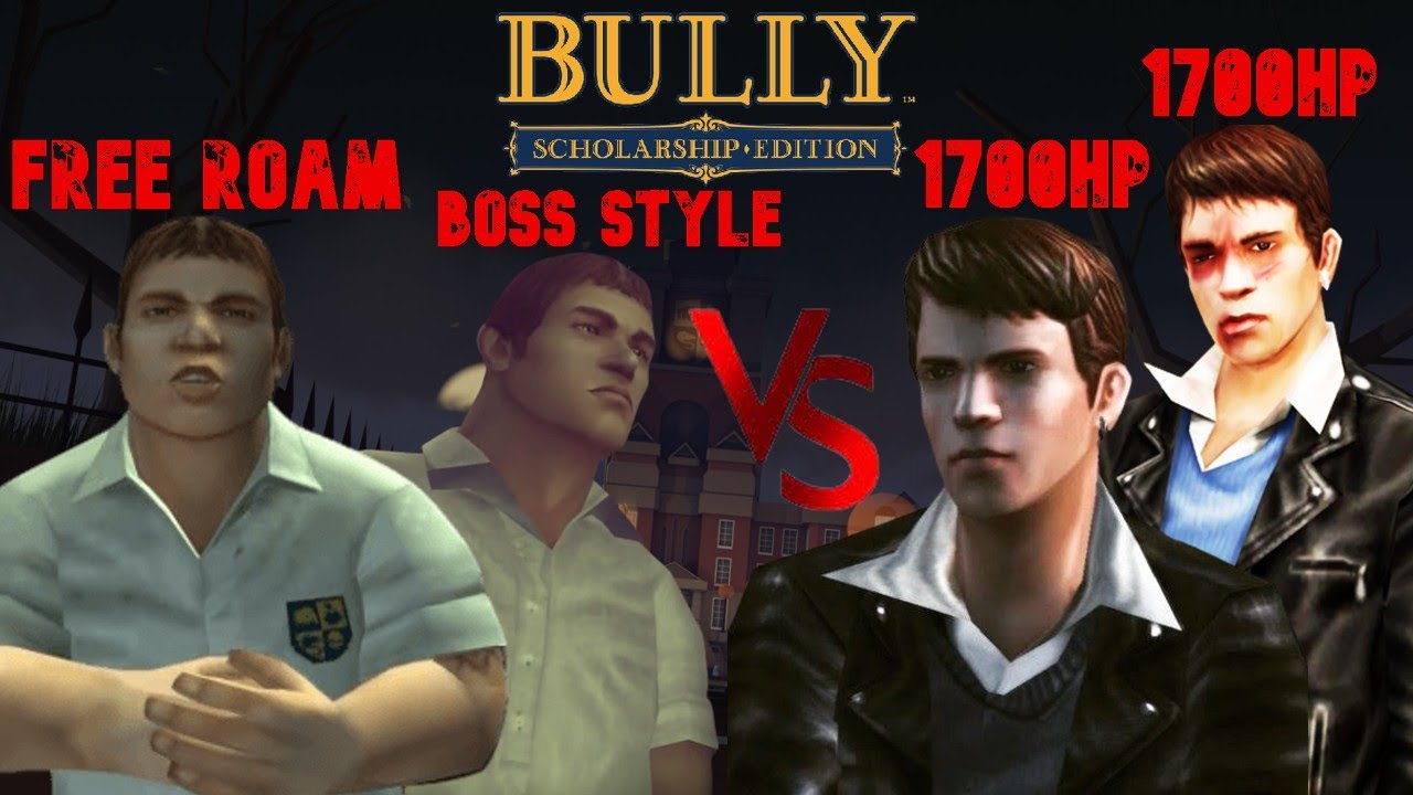 Bully SE:  2x Russell Northrop ( Free Roam / Boss Style ) VS 2x Johnny Vincent ( Full Boss Health )