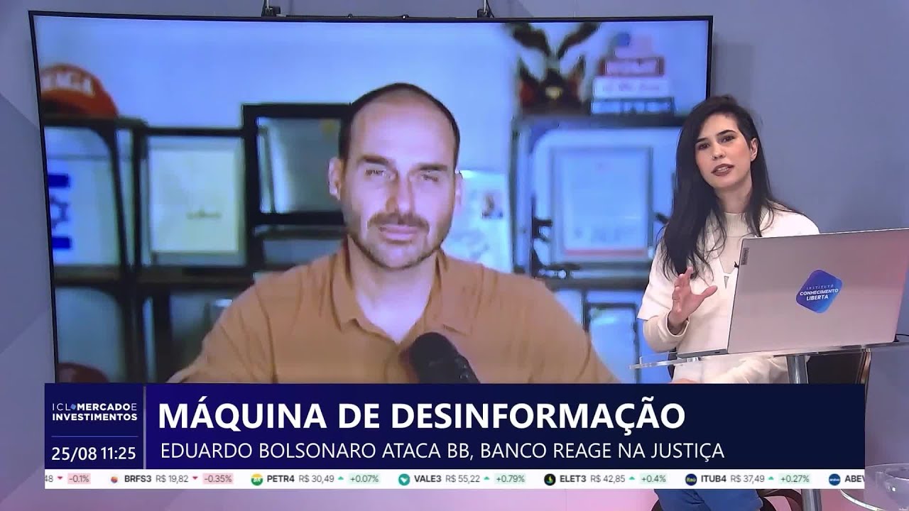 Deborah Magagna derruba fake news de Eduardo Bolsonaro sobre o Banco do Brasil