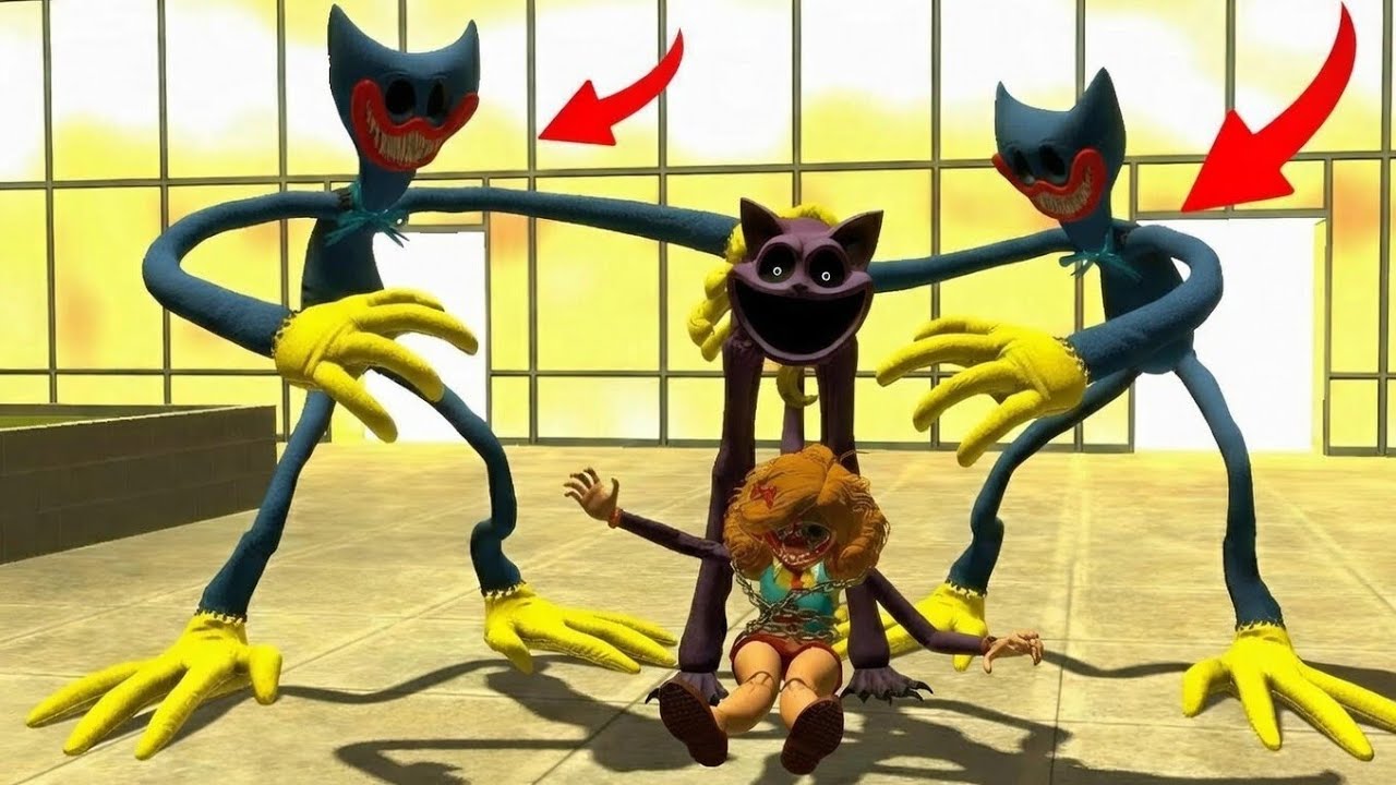 SHOCKING! Nightmare Huggy & CatNap ARREST Miss Delight in Garry’s Mod! 😨