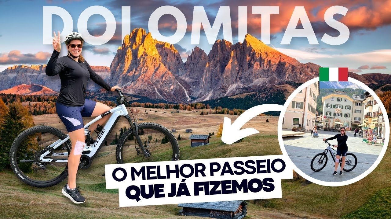 Passeio de bike nas Dolomitas na Itália: a experiência mais incrível que você pode ter!