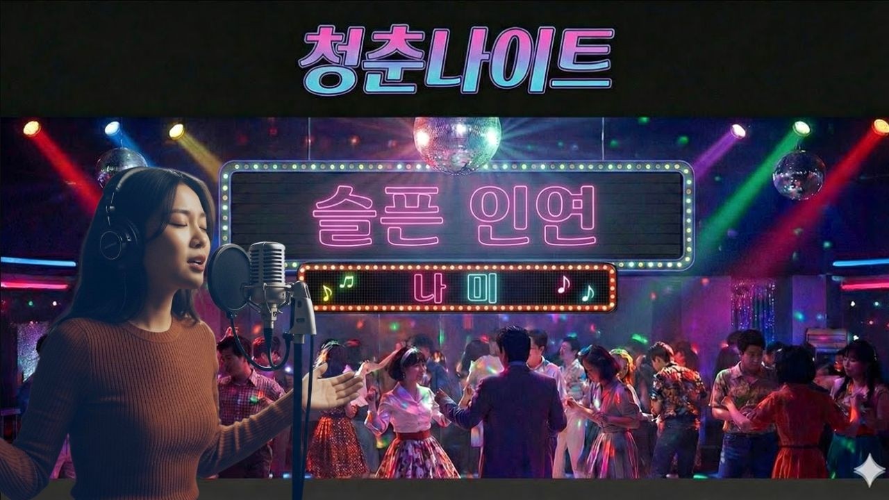 슬픈인연 나미 청춘나이트 댄스 버전 #슬픈인연 #나미 #청춘나이트