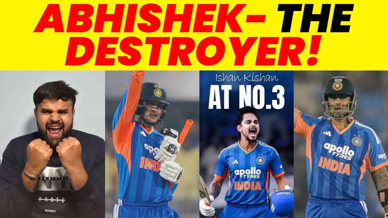 ABHISHEK THE DESTROYER,  SKY BACK WITH A BANG #ABHISHEKSHARMA #INDVSNZ