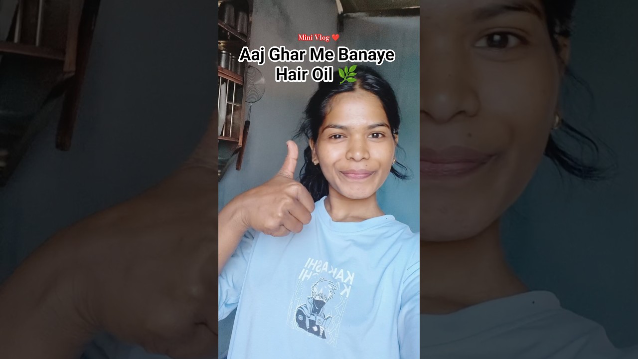 Natural Hair Oil at Home🛢️🌿