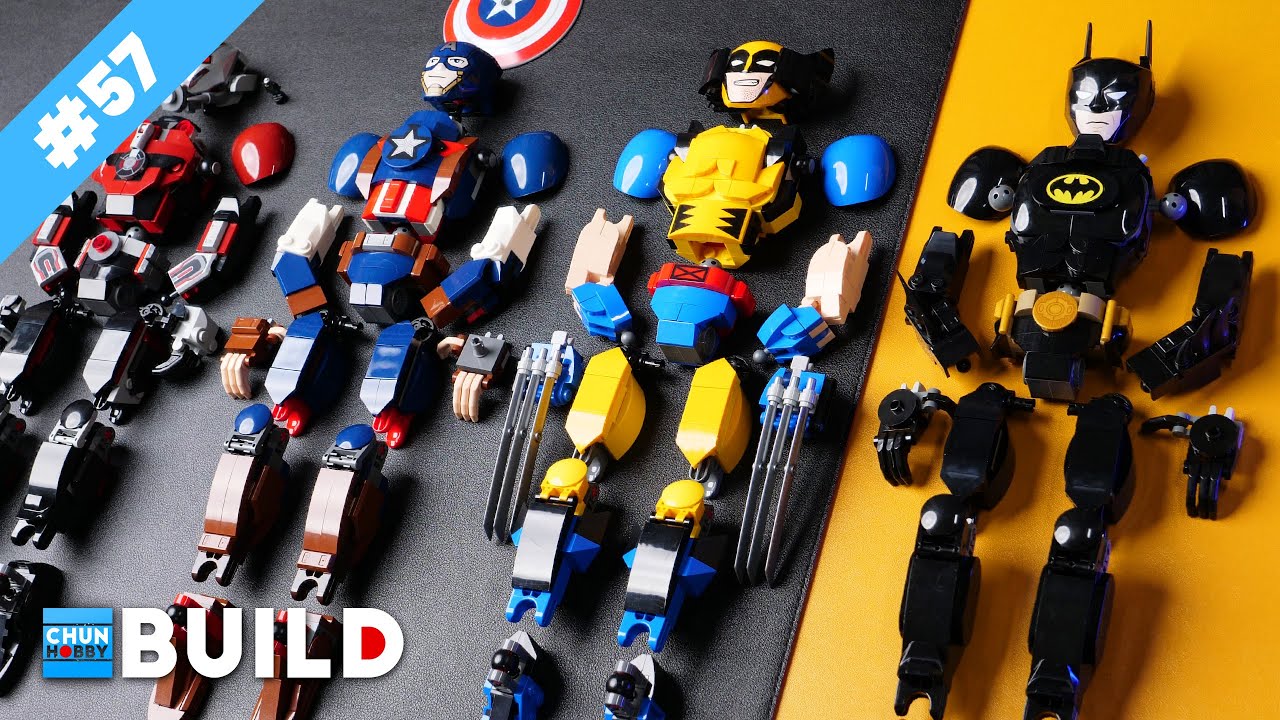 LEGO Speed Build! Marvel + DC Figures Collection 2023 | LEGO Marvel/DC 2023 | Beat Build | ASMR
