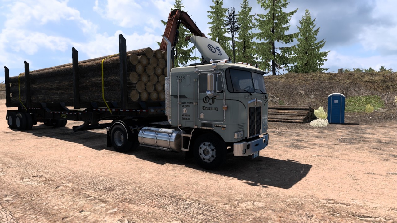 ATS / Baumstämme von Bellingham (WA) nach Aberdeen (WA)