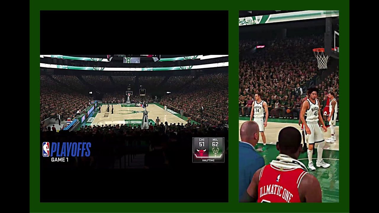 NBA 2K20 MY CAREER MODE EP. 58 BULLS VS BUCKS GAME 1 THIRD ROUND OF PLAYOFFS PART 1