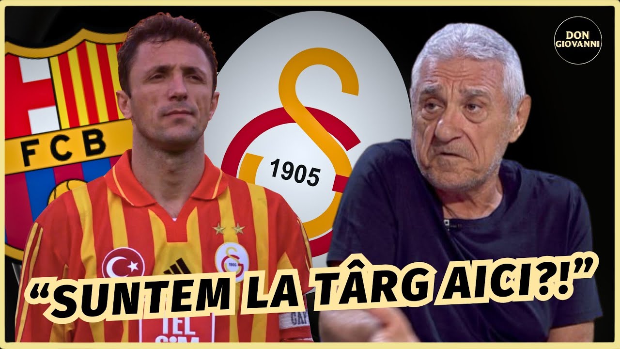 POVESTEA NESPUSA a TRANSFERULUI lui Gica Popescu de la Barcelona la Galatasaray