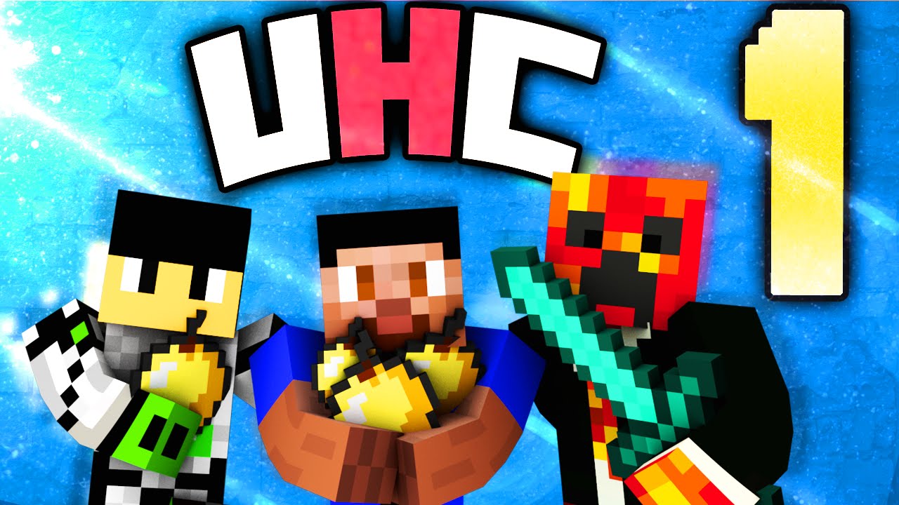 Minecraft UHC #1 (11 сезон) — Ультрахардкор с Vikkstar123, Nadeshot и PrestonPlayz