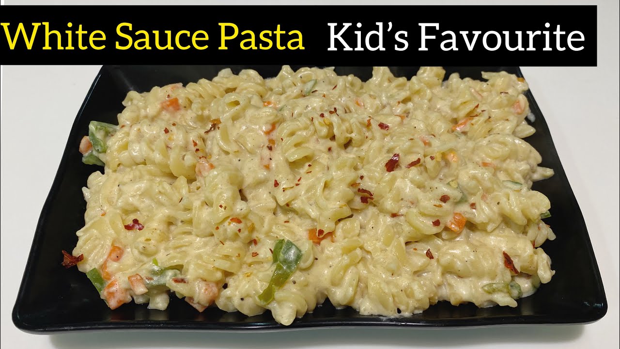 White sauce pasta easy ആയി perfect രുചിയിൽ ഉണ്ടാക്കാം 😋👌🏻creamy pasta kids favourite in 10 minute