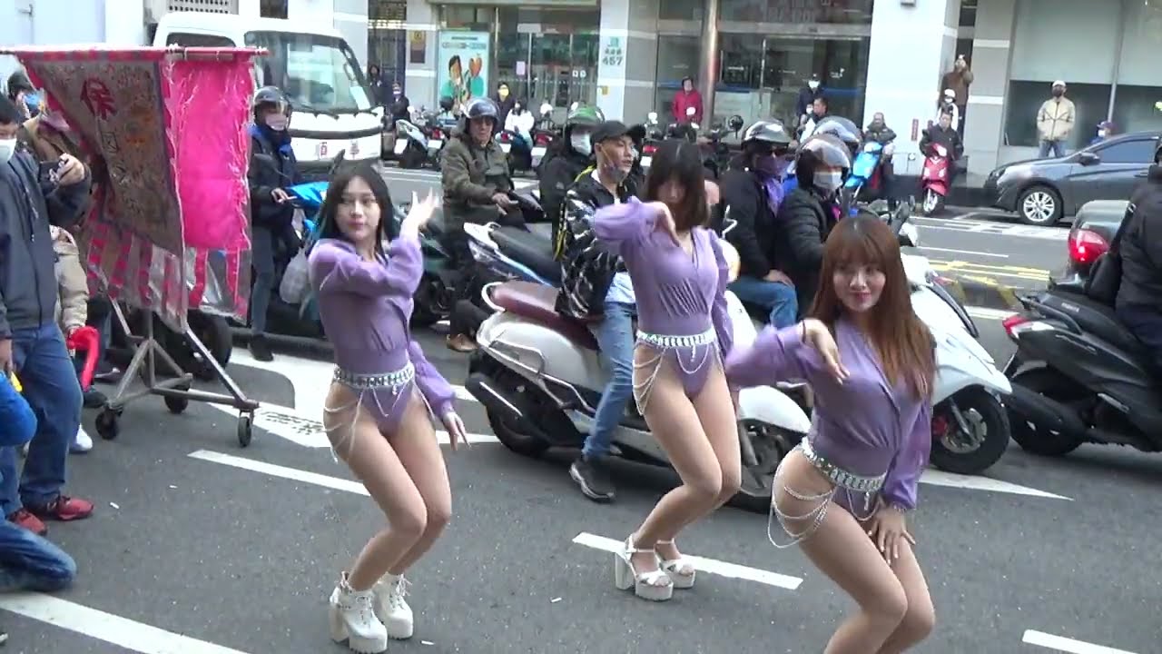 【辣姬子舞團、南豐表演藝術團、女神降臨舞團】2022/12/24(六)台南中西區 頂太子沙淘宮 壬寅年 慶成祈安五朝建醮 恭送廣信府張府天師 武當山北極玄天上帝 紫竹林觀音佛祖 回鑾遶境16