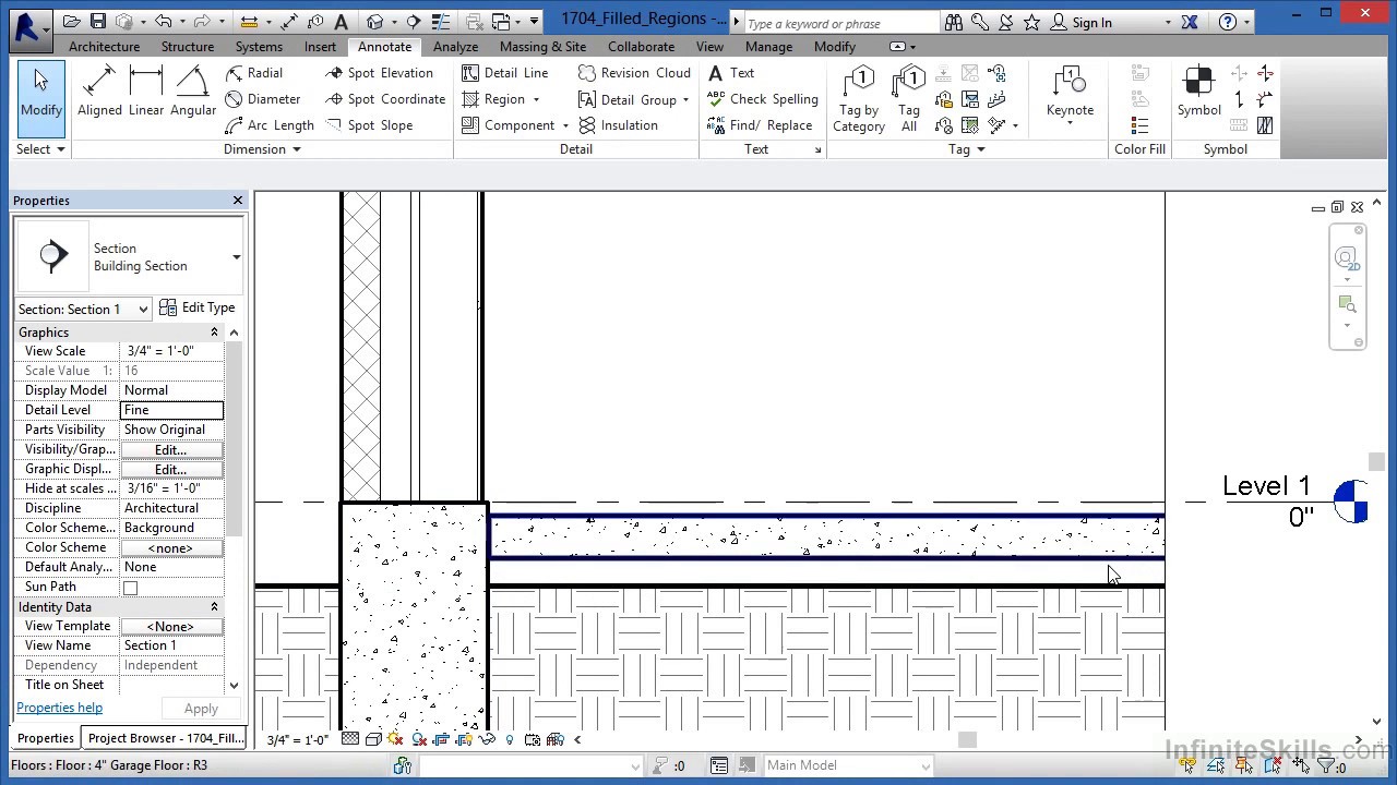 How to use Filled Regions