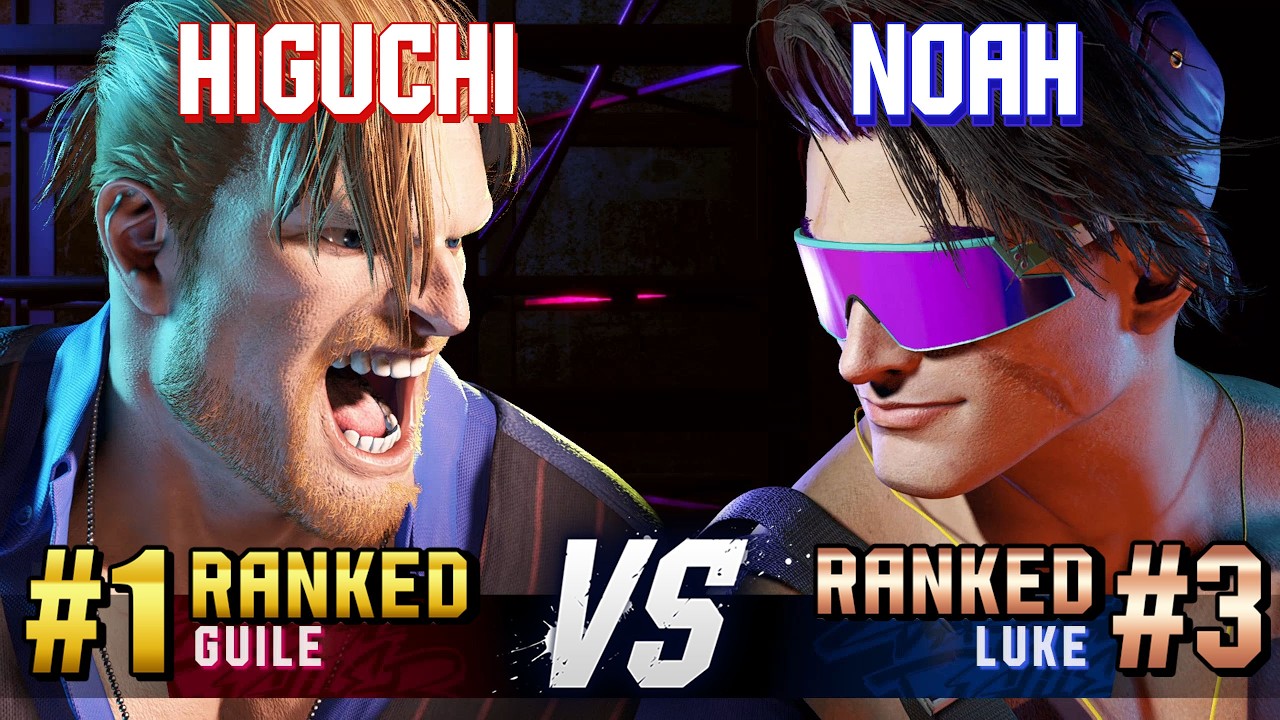 SF6 ▰ HIGUCHI (#1 Ranked Guile) vs NOAHTHEPRODIGY (#3 Ranked Luke) ▰ High Level Gameplay