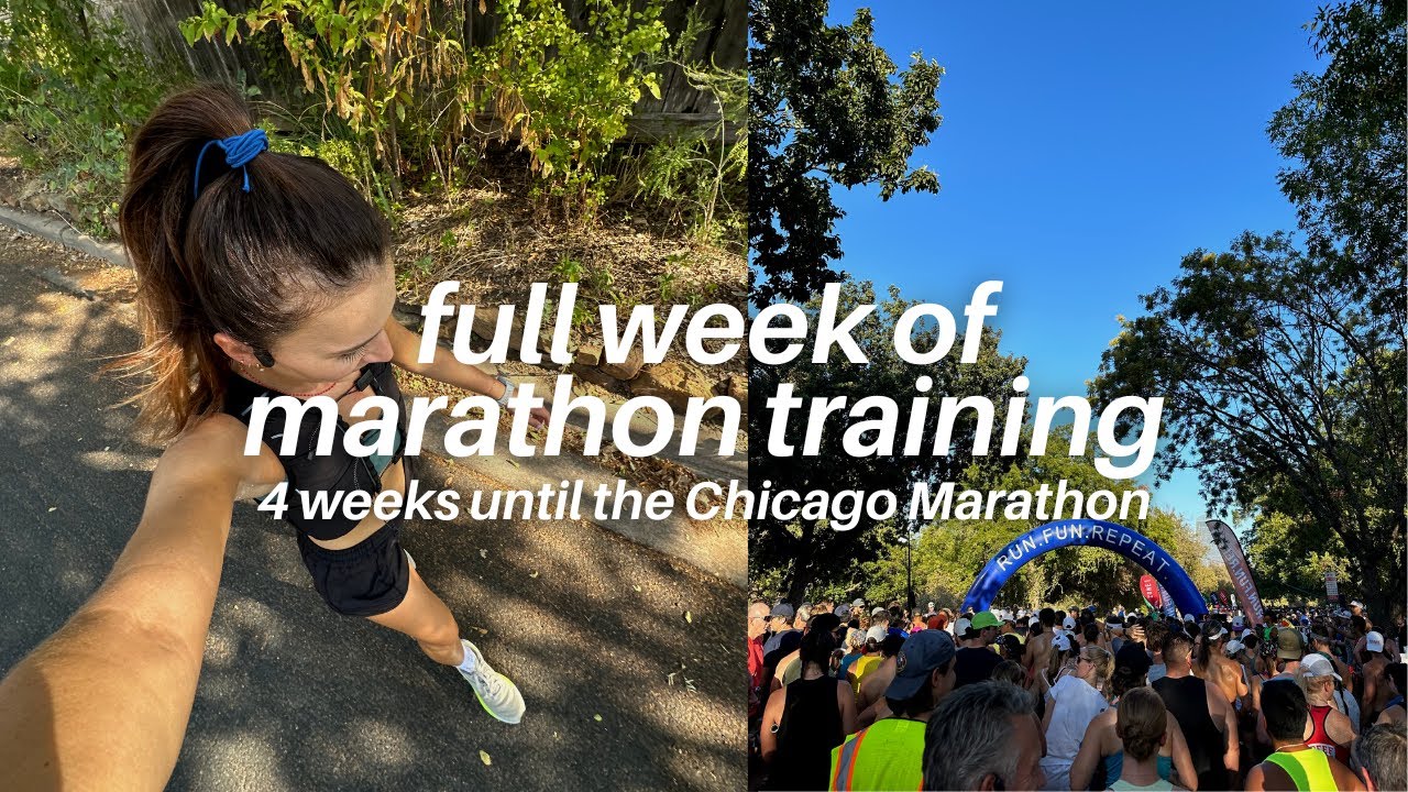 Full Week of Marathon Training | 4 Weeks Until Chicago Marathon!