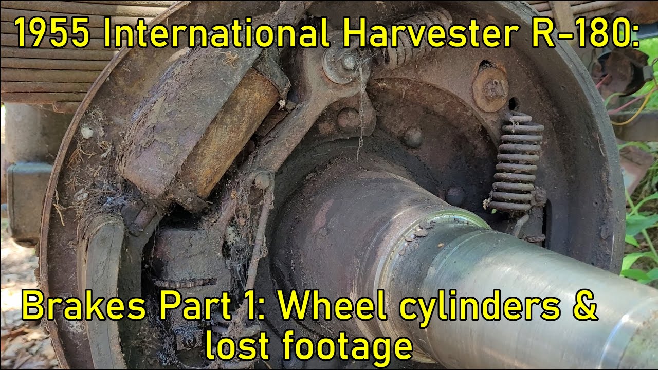 1955 International Harvester: Brakes part 1