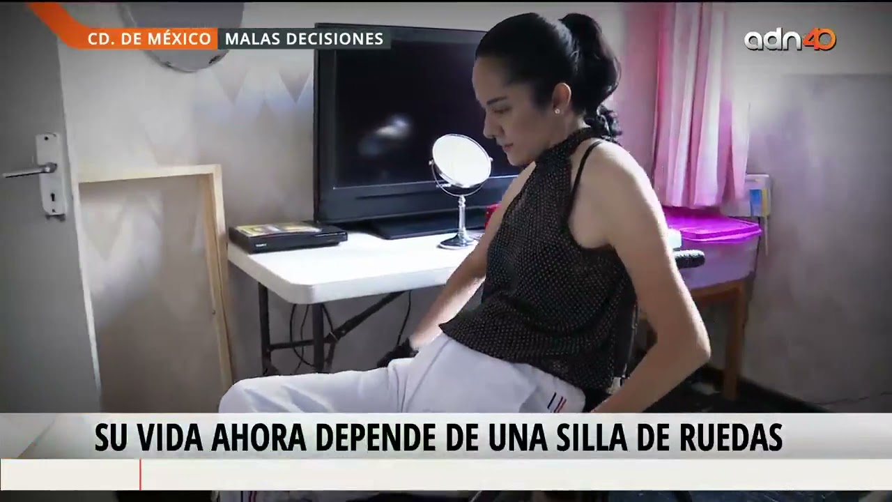 Brenda quedó cuadrapléjica tras accidente por abuso del alcohol