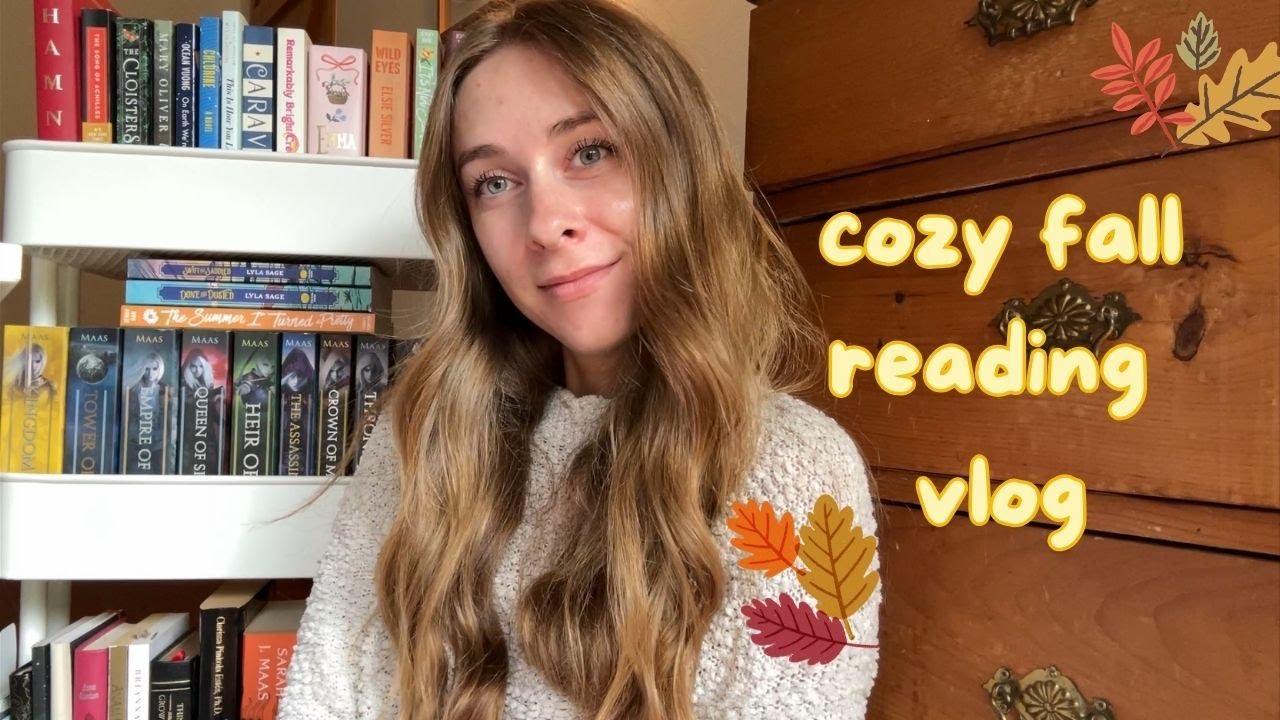 Cozy Fall Reading Vlog | reading 3 books and countryside life with 4 cats
