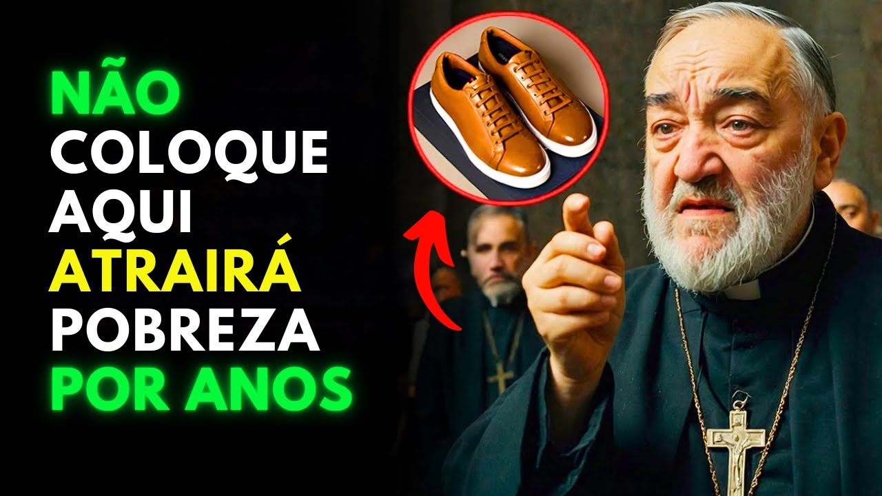 Padre Pio alerta: NUNCA deixe seus SAPATOS neste lugar ou atrairá a POBREZA por ANOS!