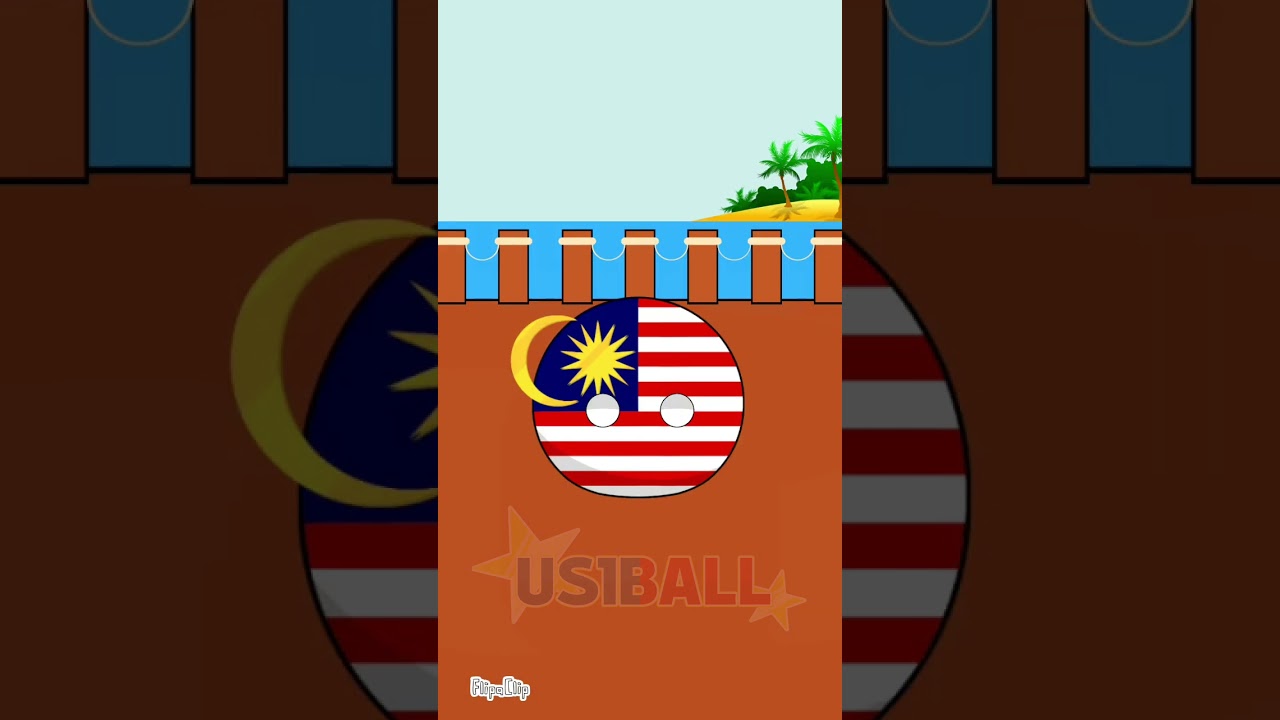 Auto pindah alam || #countryballs #memes #shorts #edit