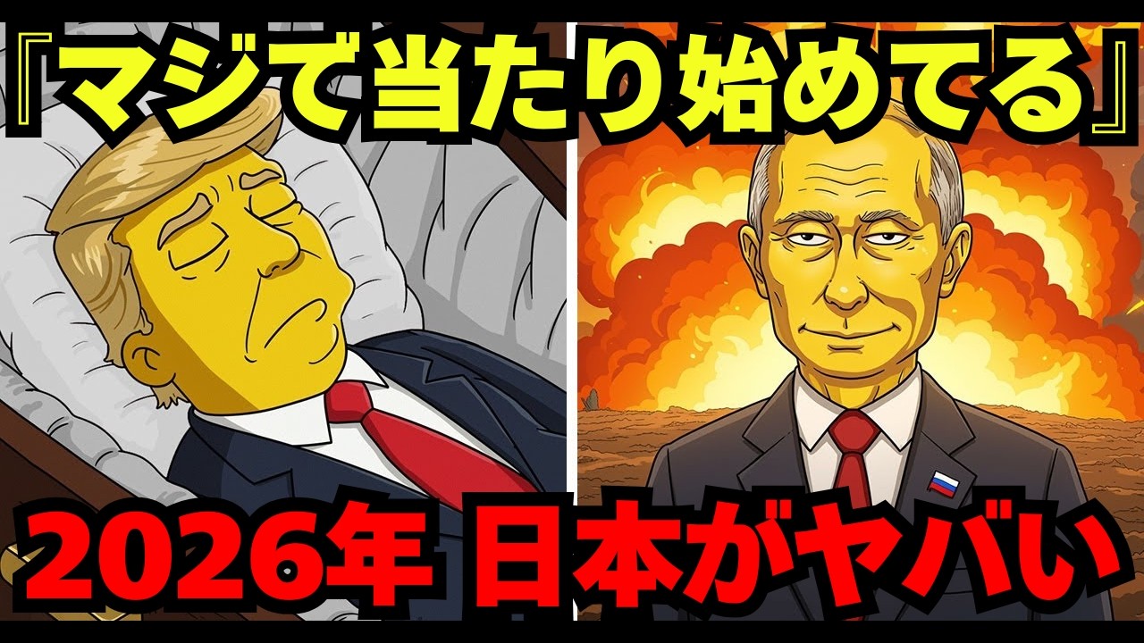 2026年の怖すぎるシンプソンズの予言&hellip; すでに現実になり始めている