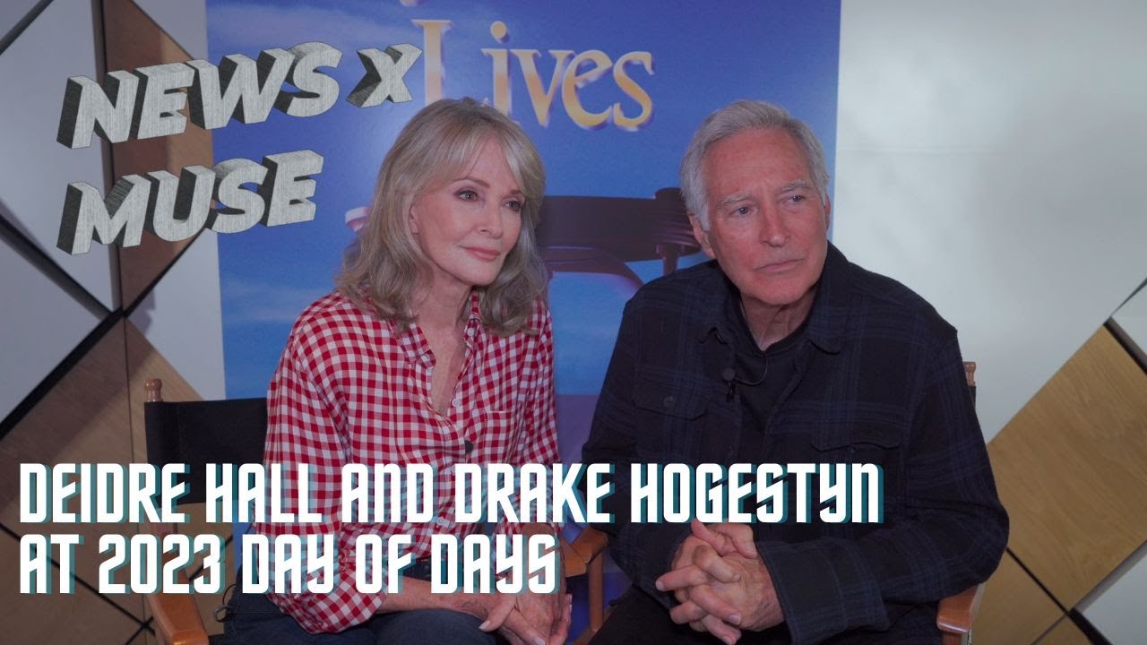 Deidre Hall and Drake Hogestyn at 2023 Day of Days