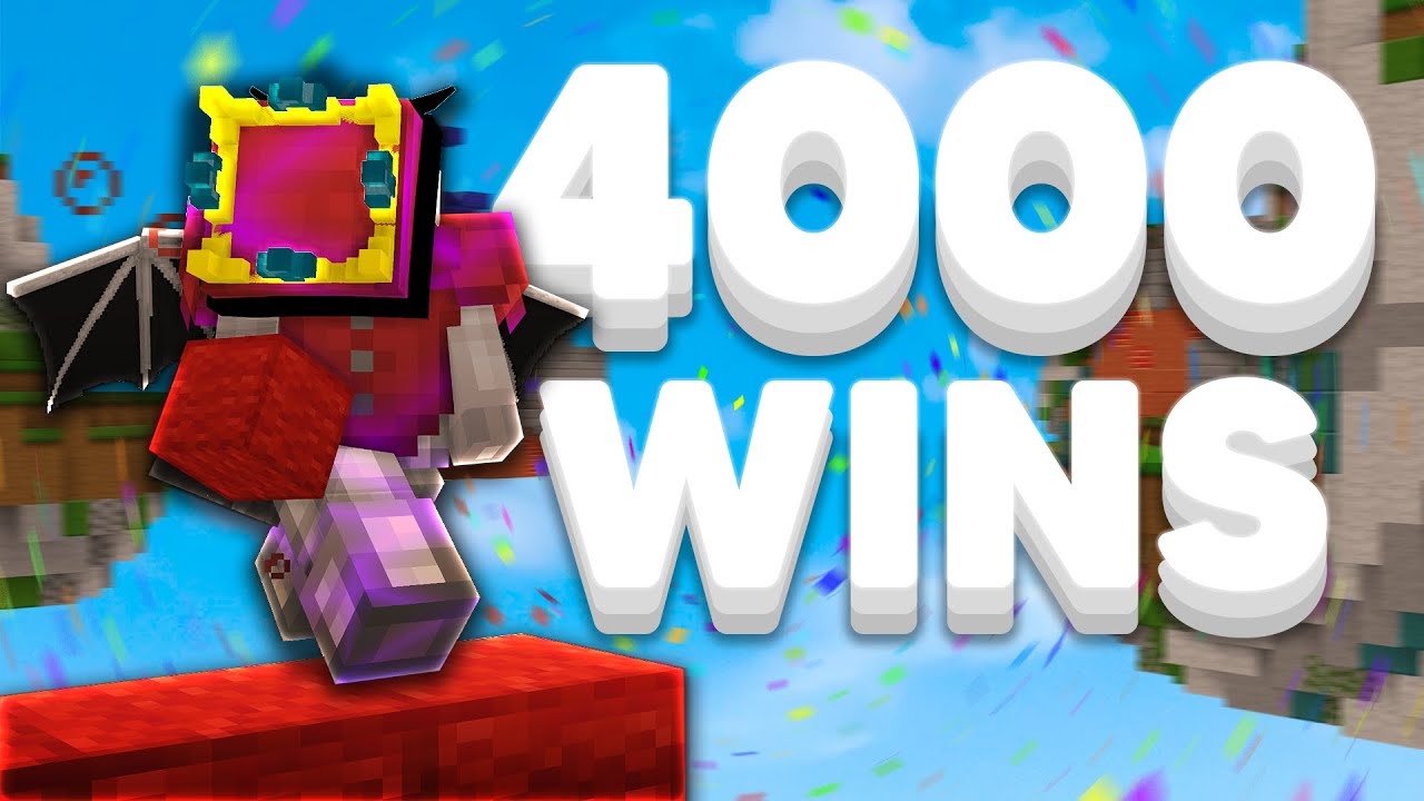 4,000 Wins in Hypixel Bedwars...