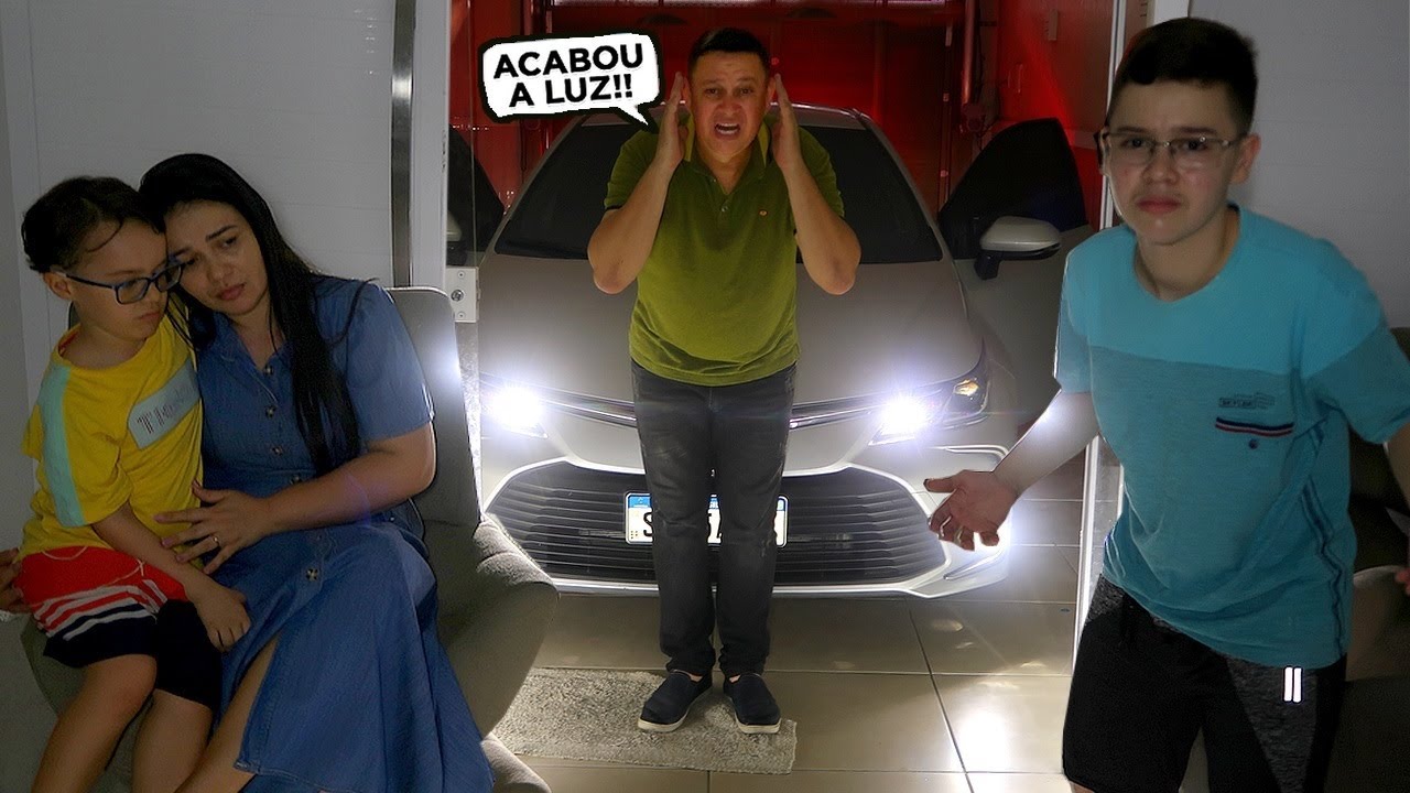 VAMOS TER QUE FICAR NO ESCURO 😱😱😱 Izia e Nildo Barroso