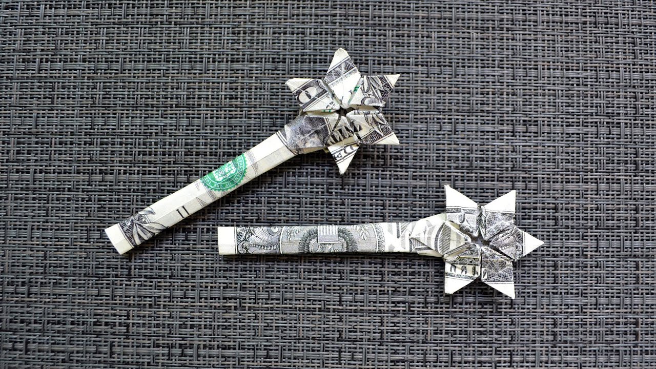 My MONEY MAGIC WAND | Dollar Origami for Birthday | Tutorial DIY by NProkuda
