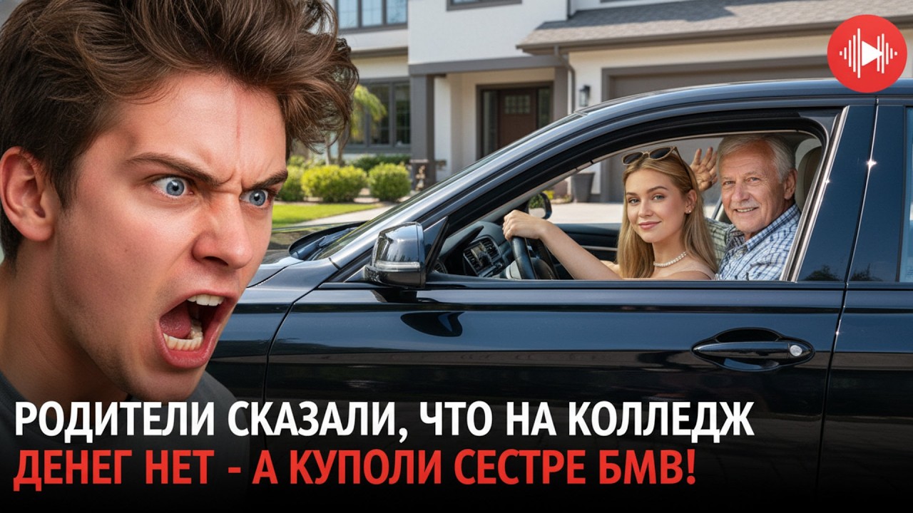 Родители сказали «нет денег» на вуз — а сестре купили BMW!