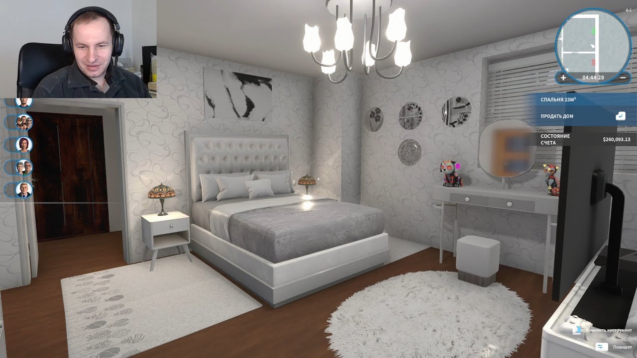 Играю в Хаус Флиппер (топ обустройка спальни) House Flipper
