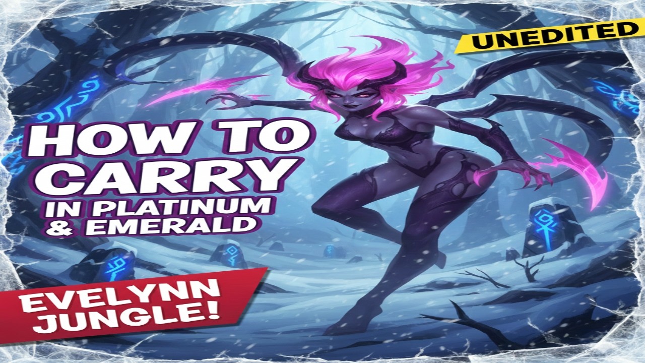 Plat/Emerald is a JOKE with THIS Evelynn Playstyle (Easy Climb)