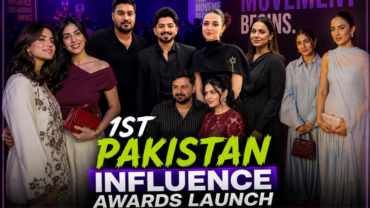 1st Pakistan Influencer Awards - Tiktokers - Youtubers - Content - Creator Sunday Time Icon Awards 
