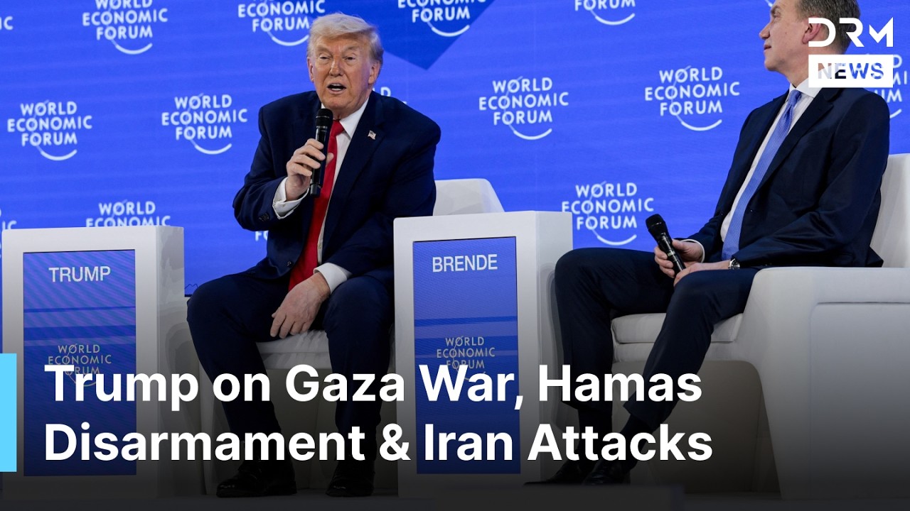 “We Obliterated Iran”, Trump on Gaza War, Hamas Disarmament & Iran Attacks at WEF | AC1G
