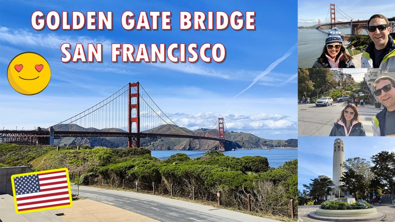 CALIFORNIA VLOG GOLDEN GATE BRIDGE, LOMBARD ST, COIT TOWER, SAN FRANCISCO, CA, USA 🇺🇸 + WALKING TOUR