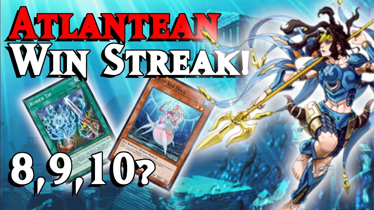 Atlantean Runick Insane Win Streak!(Feb 2023) Yugioh MasterDuel Ranked Competitive Decklist Gameplay