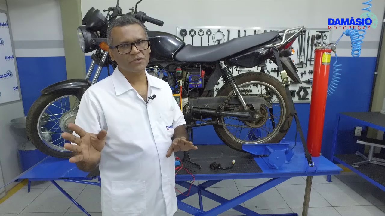 Damásio Explica #03 - Regulador / Retificador: Inspeção do sistema de carga em motocicleta