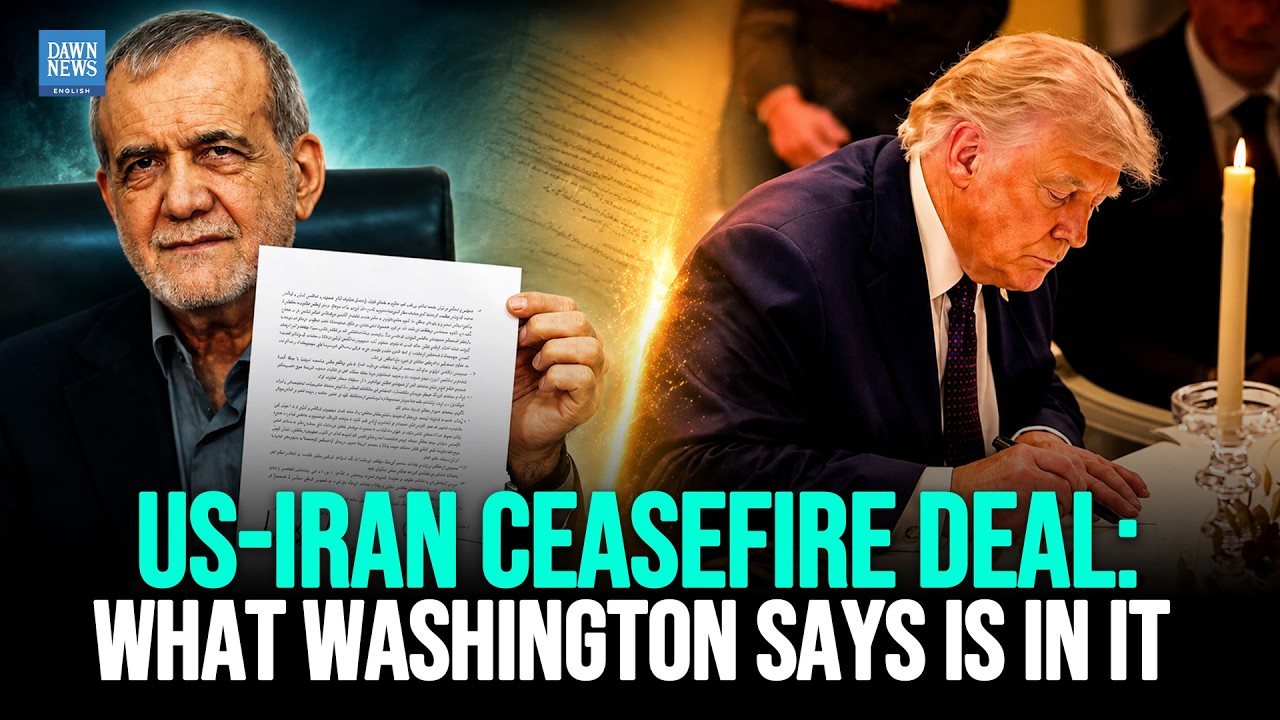 US-Iran Ceasefire Deal: What Washington Says Is In It | Dawn News English