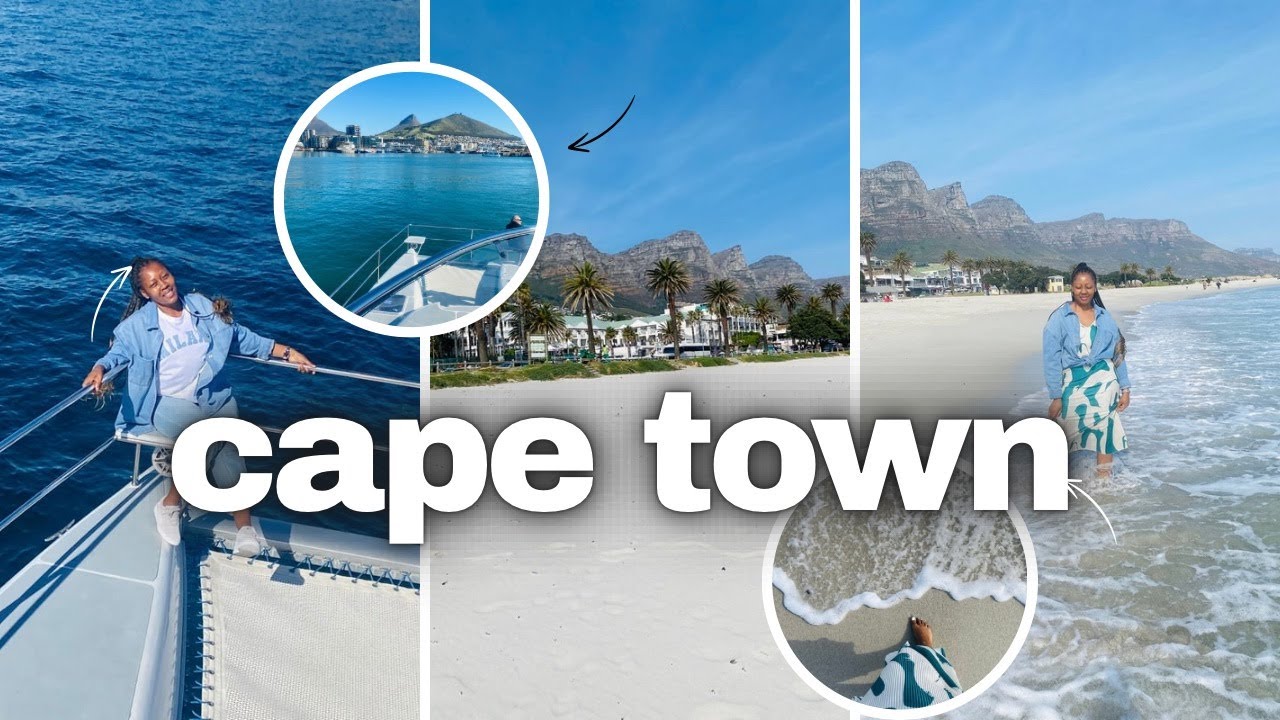 Cape Town vlog: Camps Bay beach| total ninga|boat cruise|travelling| vacation South African youtuber