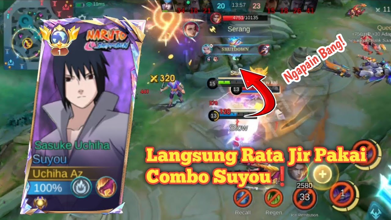 AKU MENCOBA MAIN SUYOU DI BERSAMA PUBLIC NGEGENDONG JIR PAKAI COMBO SUYOU! | MLBB