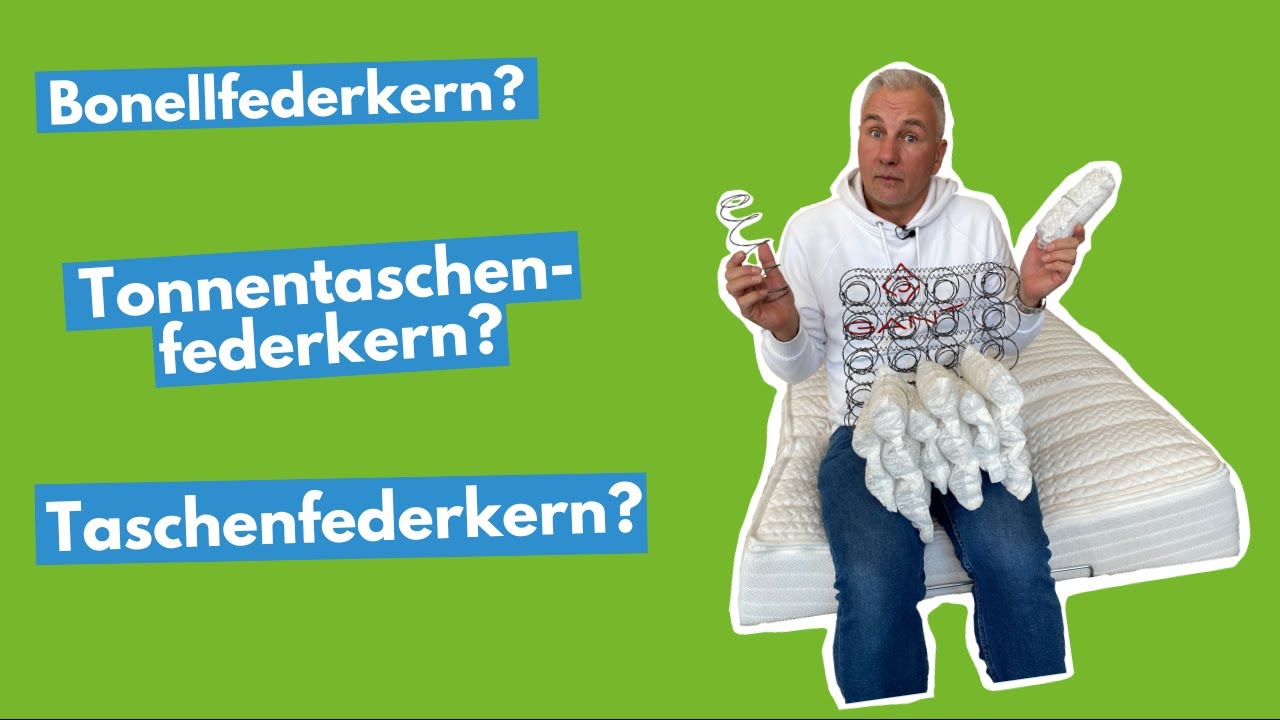 Taschenfederkernmatratzen: Welche Arten gibt es?