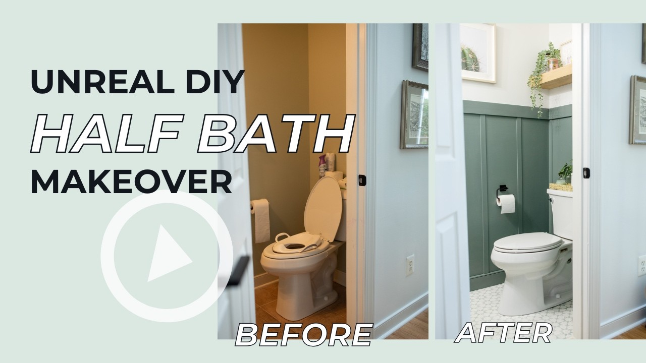 DIY Half Bath Makeover: What I Did Right (and Totally Messed Up)