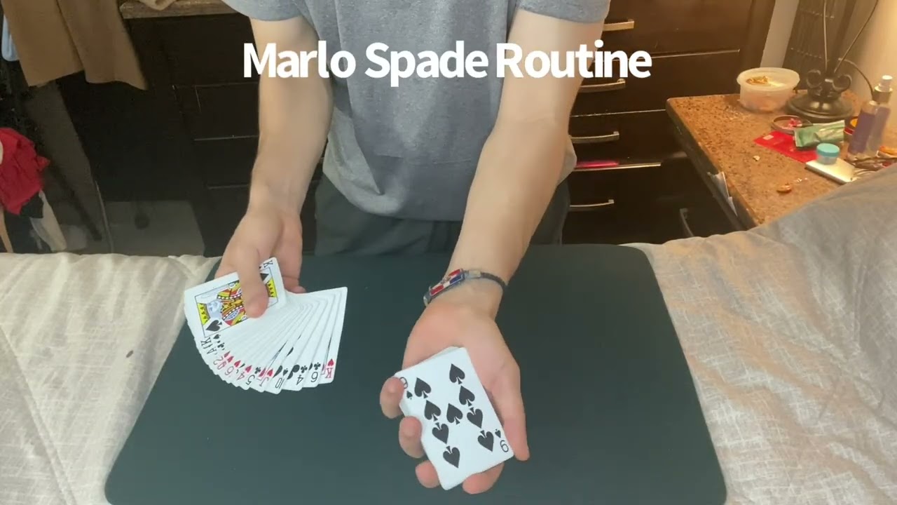 Marlo’s Spade Routine card trick tutorial 