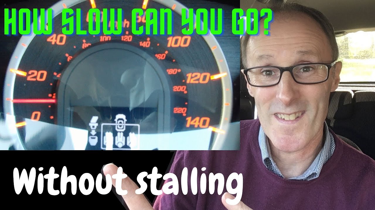 How slow can you go without stalling your learner car?