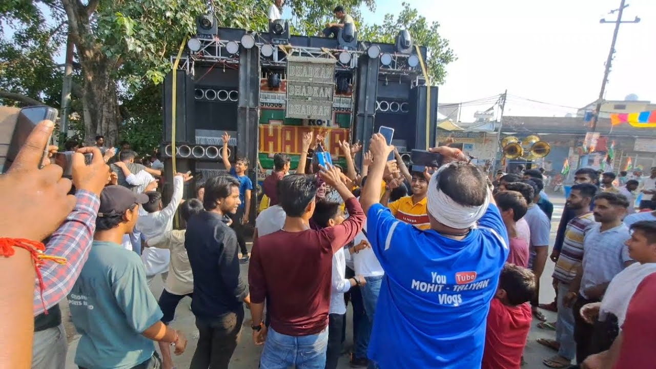 Dj Dhadkan Meerut 18 BASS ने Budhana में मचा दिया तहलका गिरा दिया समान दुकानों का #video #trending