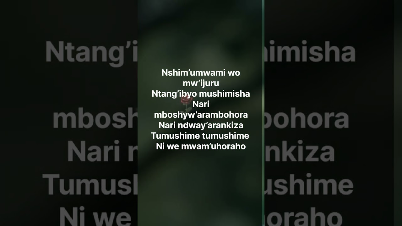 umva ijambo Ry'IMANA