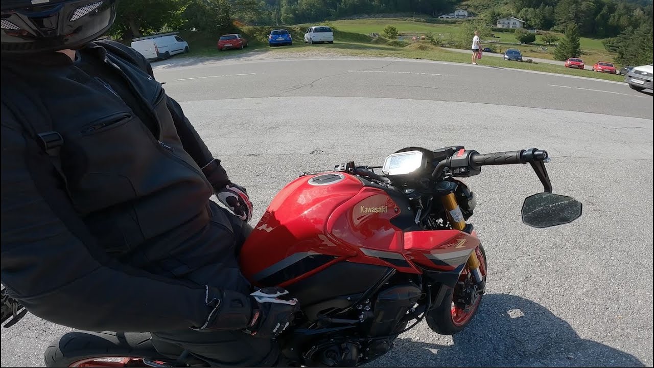 Z900 and CB500F in the twisties [RAW Onboard] #spirited #riding