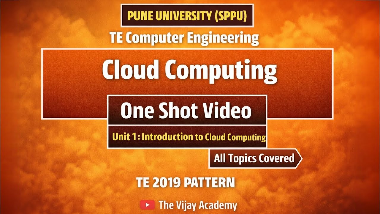 Cloud Computing | Unit 1 One Shot Video | TE Computer Engg | #sppu University | Insem Exam 