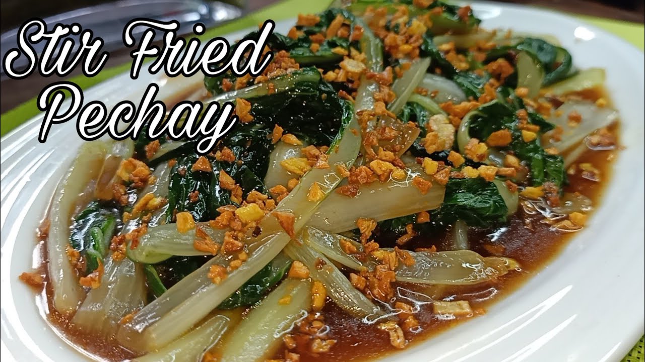 STIR FRIED PECHAY | Quick and Easy Recipe